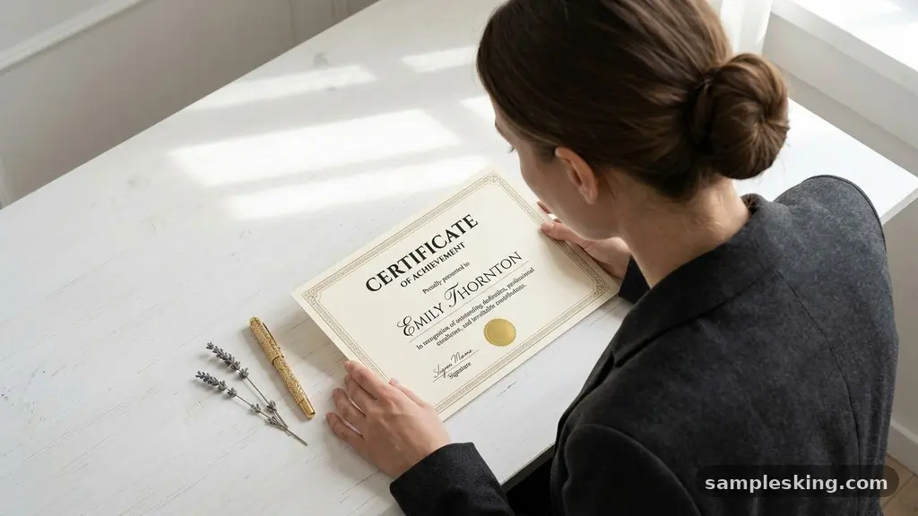 Certificate of Appreciation Wording Examples and Templates