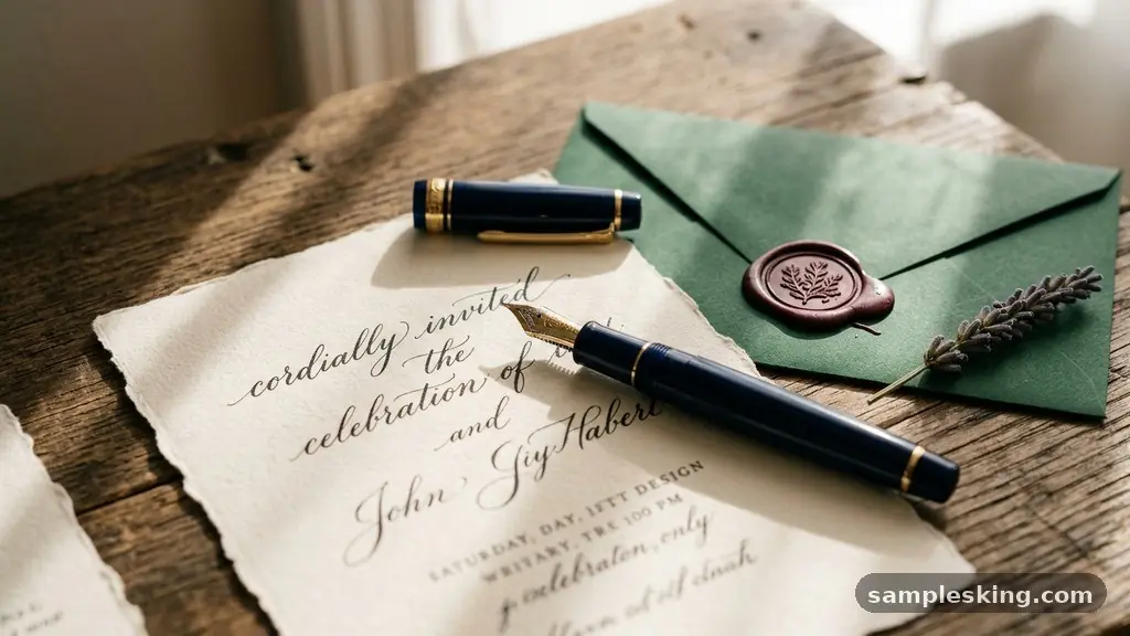 Event Invitation Wording Examples for Different Occasions