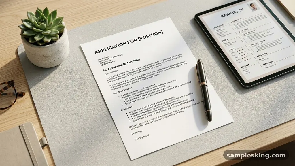 Job Application Letter Sample With a Simple Writing Guide