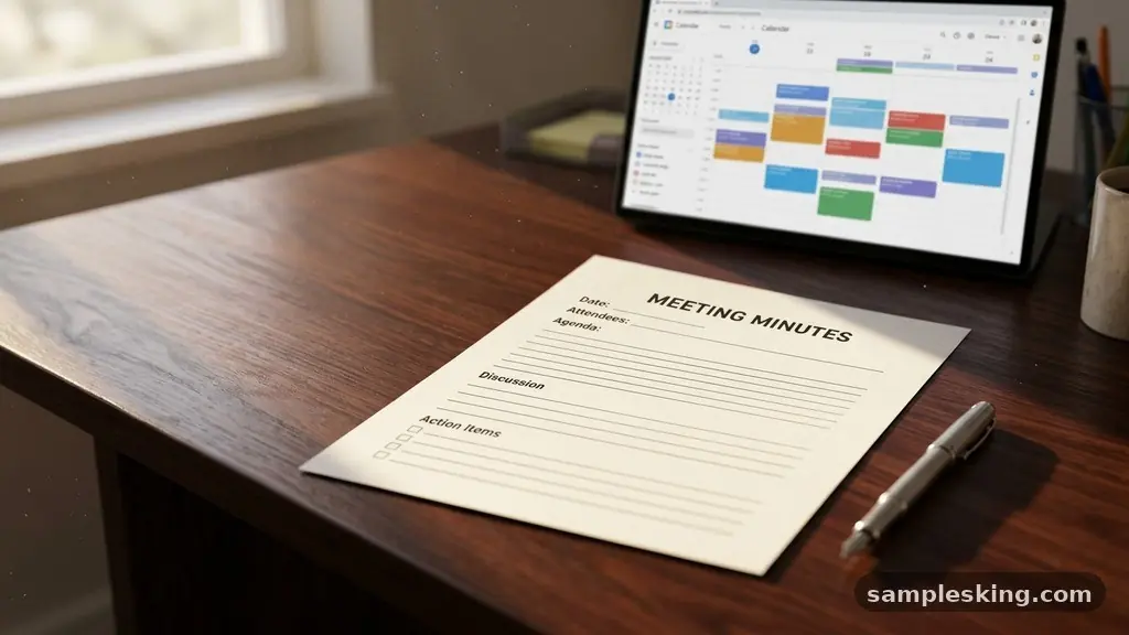 Meeting Minutes Template With a Step-by-Step Example