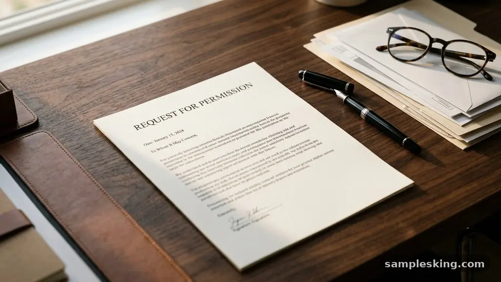 Permission Letter Samples for School, Work, and Personal Use