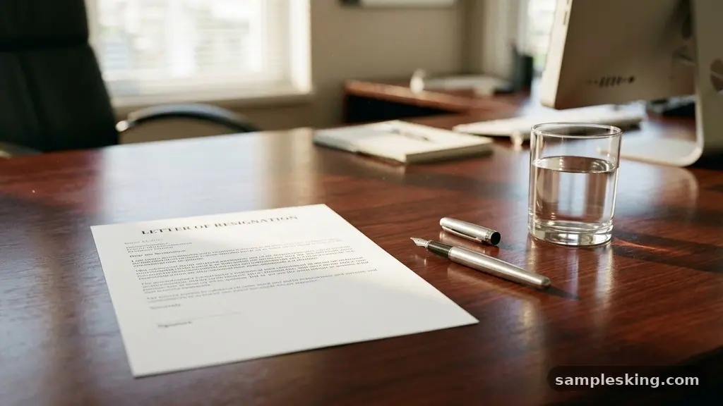 Resignation Letter Samples for Different Job Situations