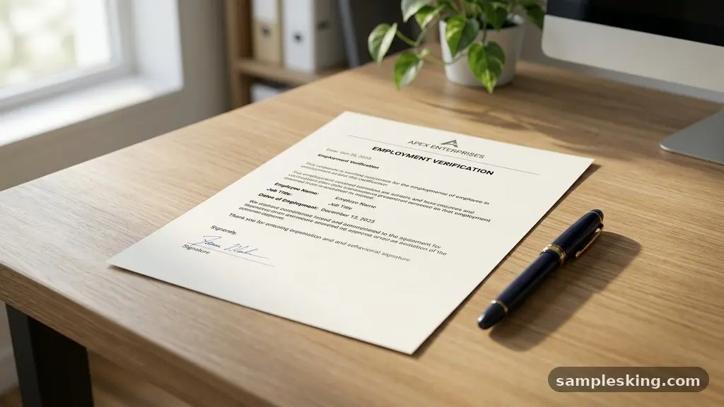 Work Experience Certificate Format With a Sample